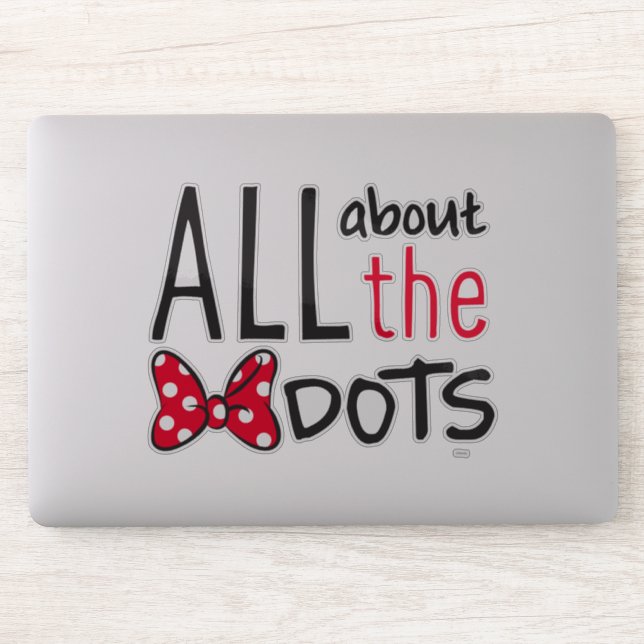 Trendy Minnie | All About The Dots Sticker (Computer)