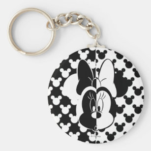 Personalized Minnie Mouse Key Chain 
