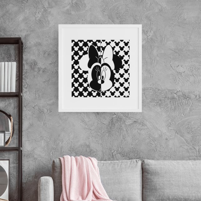 Trendy Minnie | Black & White Modern Poster (Creator Uploaded)