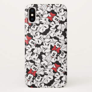 Trendy Minnie Classic Pattern iPhone X Case