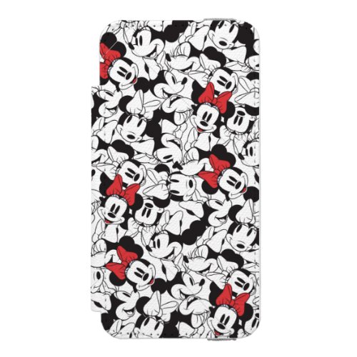 Trendy Minnie  Classic Pattern Wallet Case For iPhone SE55s
