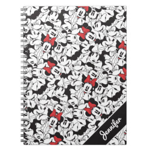Trendy Minnie Classic Pattern Notebook