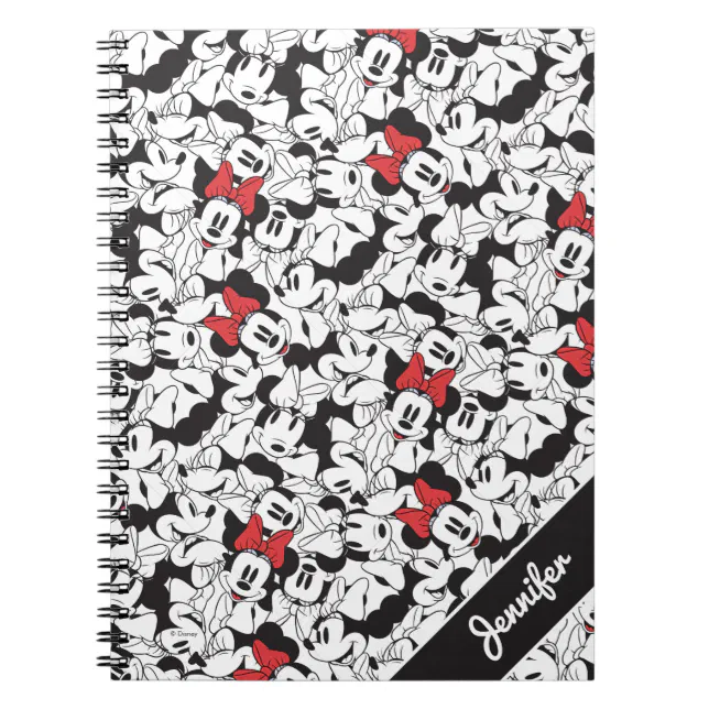Trendy Minnie | Classic Pattern Notebook | Zazzle