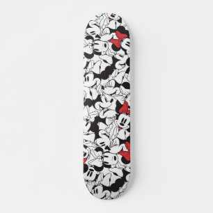 Trendy Minnie   Classic Pattern Skateboard Deck