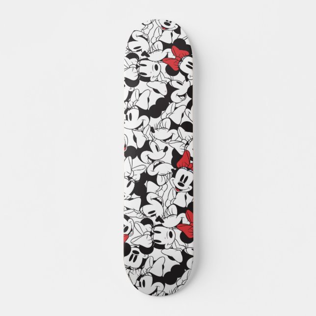 Trendy Minnie | Classic Pattern Skateboard Deck (Front)