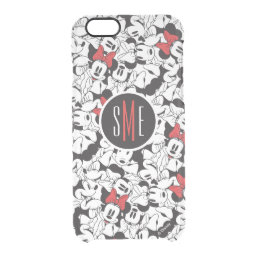 Trendy Minnie | Classic Pattern Clear iPhone 6/6S Case