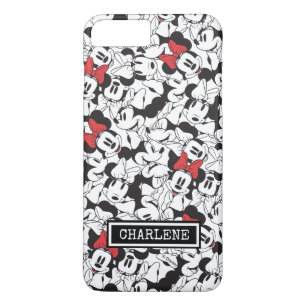 Trendy Minnie   Classic Pattern   Your Name iPhone 8 Plus/7 Plus Case