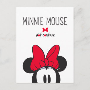 Trendy Minnie Dot Couture Postcard