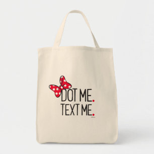 Trendy Minnie Dot Me. Text Me. Tote Bag