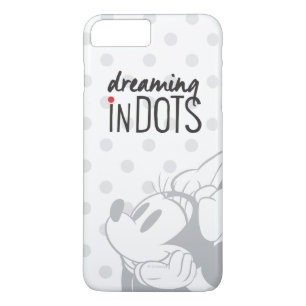 Trendy Minnie Dreaming In Dots iPhone 8 Plus/7 Plus Case