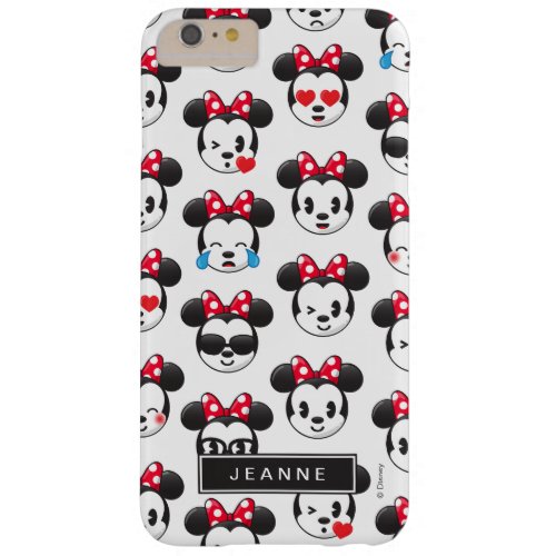 Trendy Minnie  Emoji Pattern Barely There iPhone 6 Plus Case
