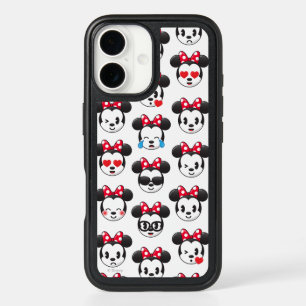 Trendy Minnie   Emoji Pattern iPhone 16 Case