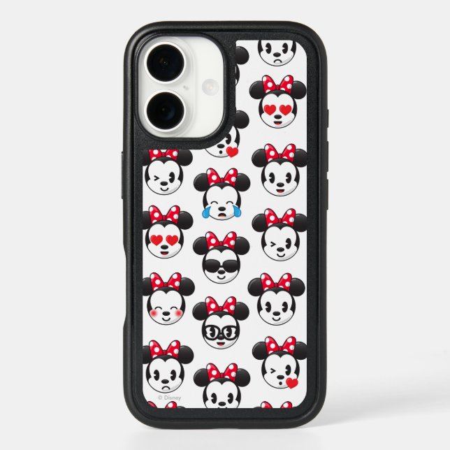 Trendy Minnie | Emoji Pattern Otterbox iPhone Case (Back)