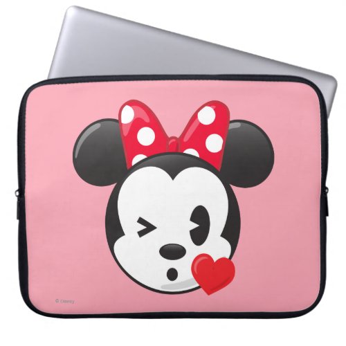 Trendy Minnie  Flirty Emoji Laptop Sleeve