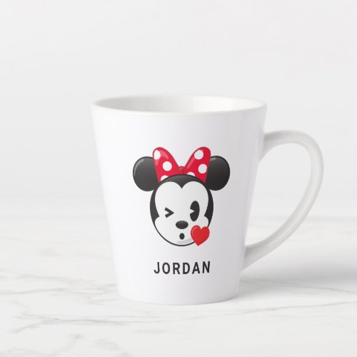 Trendy Minnie  Flirty Emoji Latte Mug