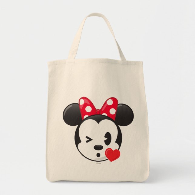 Trendy Minnie | Flirty Emoji Tote Bag (Front)