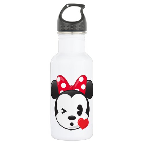 Trendy Minnie  Flirty Emoji Water Bottle