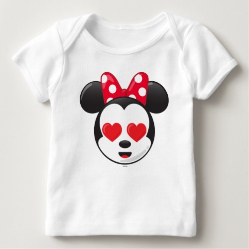 Trendy Minnie  In Love Emoji Baby T_Shirt