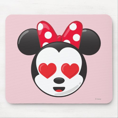 Trendy Minnie  In Love Emoji Mouse Pad