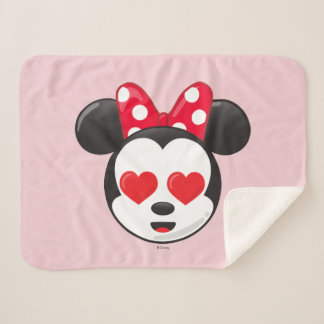 Trendy Minnie | In Love Emoji Sherpa Blanket