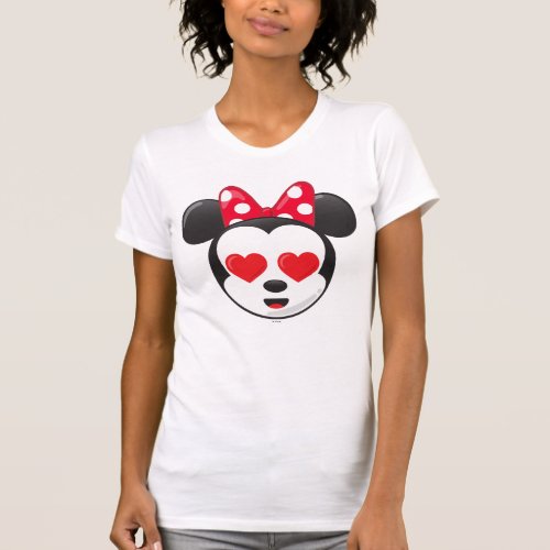 Trendy Minnie  In Love Emoji T_Shirt
