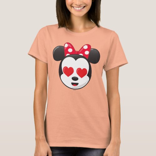 Trendy Minnie  In Love Emoji T_Shirt