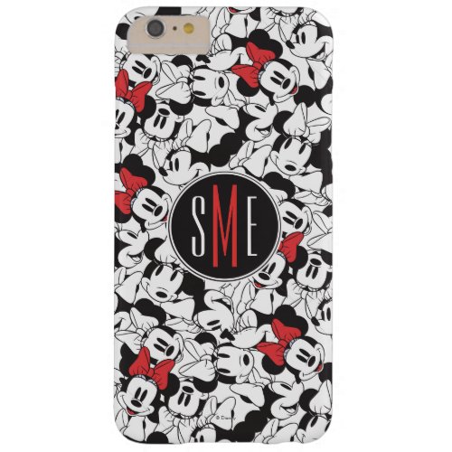 Trendy Minnie  Monogram Classic Pattern Barely There iPhone 6 Plus Case