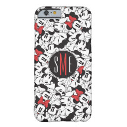 Trendy Minnie | Monogram Classic Pattern Barely There iPhone 6 Case