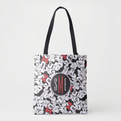 Trendy Minnie  Monogram Classic Pattern Tote Bag