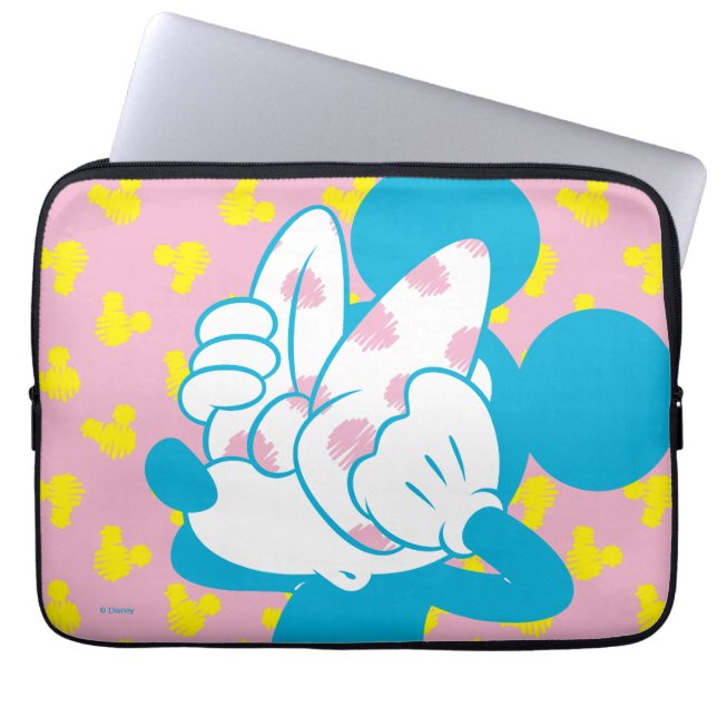 Trendy Minnie | Peek A Boo Laptop Sleeve (Front)