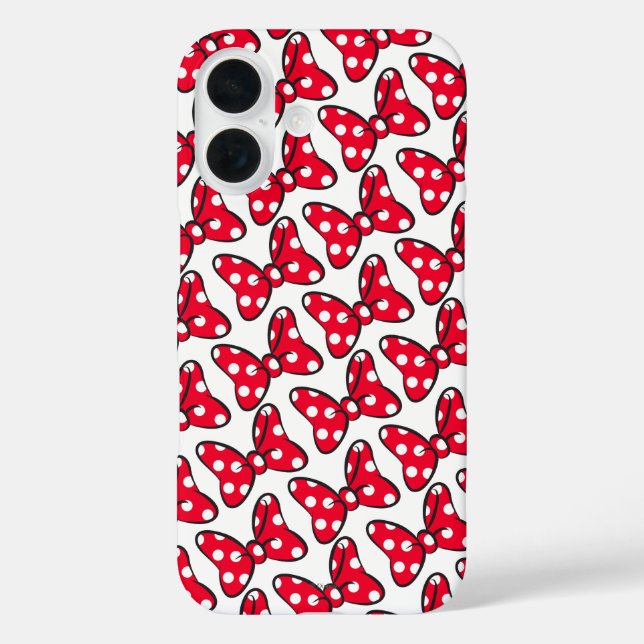 Trendy Minnie | Polka Dot Bow Pattern Case-Mate iPhone Case (Back)