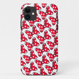 Trendy Minnie | Polka Dot Bow Pattern iPhone 11 Case