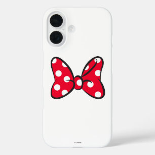 Trendy Minnie   Red Polka Dot Bow iPhone 16 Case