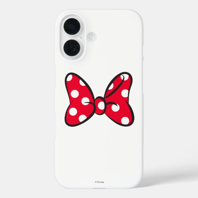 Trendy Minnie | Red Polka Dot Bow Case-Mate iPhone Case (Back)