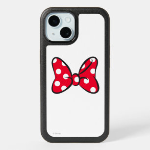 Trendy Minnie Red Polka Dot Bow iPhone 15 Case