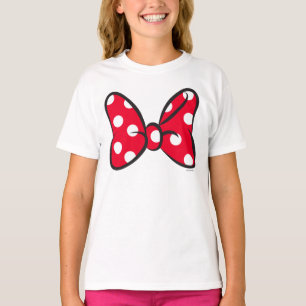 Trendy Minnie Red Polka Dot Bow T-Shirt