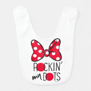Trendy Minnie Rockin' My Dots Baby Bib