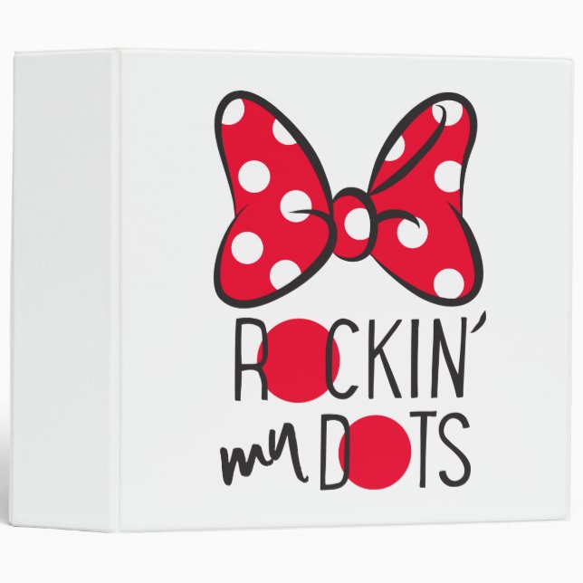 Trendy Minnie | Rockin' My Dots Binder (Front/Spine)