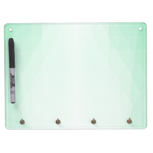 Trendy Mint Green Color Elegant Modern Template Dry Erase Board With Keychain Holder