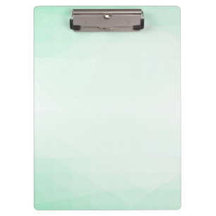 Trendy Mint Green Elegant Modern Template Clipboard