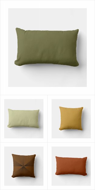 Trendy Mix and Match Throw Pillows