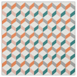 Trendy Modern 3D Optical Illusion Patterned Print Fabric