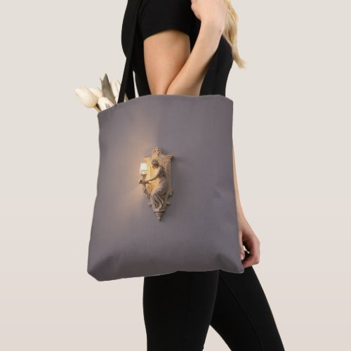 Trendy Modern and spooky Renaissance Lamp Design Tote Bag