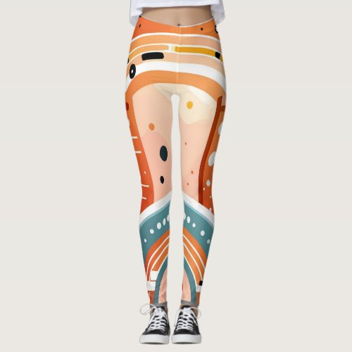 Trendy Modern Artistic Leggings