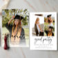 Trendy Modern Casual Photo Graduation Invitation