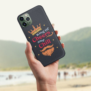 Trendy Modern Colorful Funny King Quote Typography iPhone 11 Pro Case