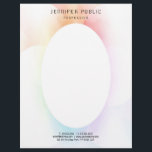 Trendy Modern Colorful Simple Design Template Letterhead<br><div class="desc">Trendy Modern Colorful Simple Design Template Professional Letterhead.</div>