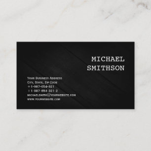 Trendy Modern Consultant Business Card