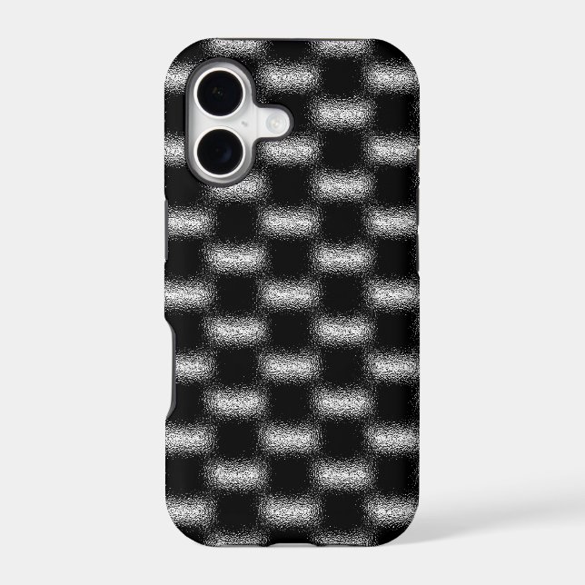 Trendy Modern Cool Unique Abstract Patterns Iphone Case (Back)