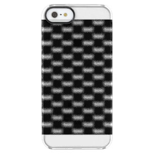 Trendy Modern Cool Unique Abstract Patterns Clear iPhone SE/5/5s Case